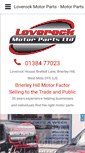 Mobile Screenshot of loverockmotorparts.co.uk
